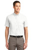 Port Authority® Short Sleeve Easy Care Shirt.  S508 White/ Light Stone