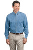 Port Authority® Long Sleeve Denim Shirt. S600 Faded Denim*