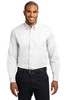 Port Authority® Long Sleeve Easy Care Shirt.  S608 White/ Light Stone