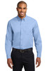 Port Authority® Extended Size Long Sleeve Easy Care Shirt. S608ES Light Blue/ Light Stone 7XL