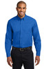 Port Authority® Extended Size Long Sleeve Easy Care Shirt. S608ES Strong Blue