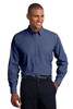 Port Authority® Crosshatch Easy Care Shirt. S640 Deep Blue