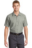Red Kap® Short Sleeve Industrial Work Shirt.  SP24 Light Grey