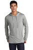 Sport-Tek ® PosiCharge ® Tri-Blend Wicking Long Sleeve Hoodie ST406 Light Grey Heather