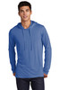 Sport-Tek ® PosiCharge ® Tri-Blend Wicking Long Sleeve Hoodie ST406 True Royal Heather