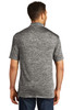 Sport-Tek ® PosiCharge ® Electric Heather Polo. ST590 Black Electric Back