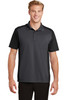 Sport-Tek® Colorblock Micropique Sport-Wick® Polo. ST652 Iron Grey/ Black