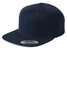 Sport-Tek® Yupoong® Flat Bill Snapback Cap. STC19 True Navy