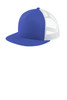 Sport-Tek ® Yupoong ® 5-Panel Classic Trucker Mesh Back Cap. STC38 True Royal/ White