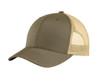 Sport-Tek ® Yupoong ® Retro Trucker Cap. STC39 Chocolate Brown/ Khaki