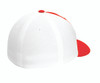 Sport-Tek ® Flexfit ® Air Mesh Back Cap. STC40 True Red/ White  Back