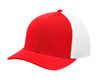 Sport-Tek ® Flexfit ® Air Mesh Back Cap. STC40 True Red/ White