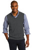 Port Authority® Sweater Vest. SW286 Charcoal Heather