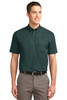 Port Authority® Tall Short Sleeve Easy Care Shirt. TLS508 Dark Green/ Navy