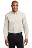 Port Authority® Tall Long Sleeve Easy Care Shirt.  TLS608 Light Stone/ Classic Navy
