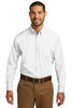 Port Authority® Long Sleeve Carefree Poplin Shirt. W100 White