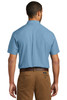 Port Authority® Short Sleeve Carefree Poplin Shirt. W101 Carolina Blue Back