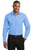 Port Authority ® Slim Fit Carefree Poplin Shirt. W103 Carolina Blue