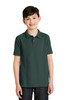 Port Authority® Youth Silk Touch™ Polo.  Y500 Dark Green