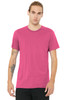 BELLA+CANVAS ® Unisex Jersey Short Sleeve Tee. BC3001 Charity Pink