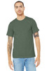 BELLA+CANVAS ® Unisex Heather CVC Short Sleeve Tee. BC3001CVC Heather Military Green S