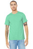 BELLA+CANVAS ® Unisex Heather CVC Short Sleeve Tee. BC3001CVC Heather Prism Mint 2XL