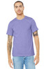 BELLA+CANVAS ® Unisex Heather CVC Short Sleeve Tee. BC3001CVC Heather Dark Lavender