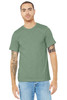BELLA+CANVAS ® Unisex Heather CVC Short Sleeve Tee. BC3001CVC Heather Sage