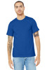 BELLA+CANVAS ® Unisex Heather CVC Short Sleeve Tee. BC3001CVC Solid True Royal Blend