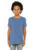 BELLA+CANVAS ® Youth Jersey Short Sleeve Tee. BC3001Y Lavender Blue