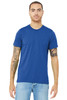 BELLA+CANVAS ® Unisex Triblend Short Sleeve Tee. BC3413 True Royal Triblend XS