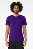 BELLA+CANVAS ® Unisex Triblend Short Sleeve Tee. BC3413 Solid Team Purple Triblend