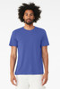 BELLA+CANVAS ® Unisex Triblend Short Sleeve Tee. BC3413 Solid True Royal Triblend