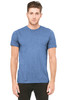 BELLA+CANVAS ® Unisex Triblend Short Sleeve Tee. BC3413 Blue Triblend