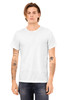 BELLA+CANVAS ® Unisex Triblend Short Sleeve Tee. BC3413 Solid White Triblend