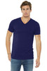 BELLA+CANVAS ® Unisex Triblend Short Sleeve V-Neck Te. BC3415 Navy Triblend