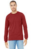 BELLA+CANVAS ® Unisex Jersey Long Sleeve Tee. BC3501 Canvas Red