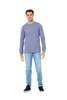 BELLA+CANVAS ® Unisex Jersey Long Sleeve Tee. BC3501 Lavender Blue