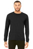 BELLA+CANVAS ® Unisex Jersey Long Sleeve Tee. BC3501 Black Heather