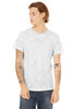 BELLA+CANVAS ® Unisex Poly-Cotton Short Sleeve Tee. BC3650 White Marble