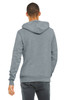 BELLA+CANVAS ® Unisex Sponge Fleece Pullover Hoodie. BC3719 Athletic Heather Back