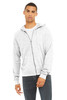 BELLA+CANVAS ® Unisex Sponge Fleece Full-Zip Hoodie. BC3739 Ash