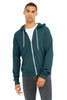 BELLA+CANVAS ® Unisex Sponge Fleece Full-Zip Hoodie. BC3739 Atlantic