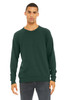 BELLA+CANVAS ® Unisex Sponge Fleece Raglan Sweatshirt. BC3901 Forest