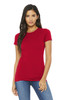 BELLA+CANVAS ® Women's Slim Fit Tee. BC6004 Red