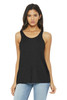 BELLA+CANVAS ® Women's Flowy Racerback Tank. BC8800 Black Heather