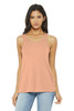 BELLA+CANVAS ® Women's Flowy Racerback Tank. BC8800 Peach