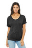 BELLA+CANVAS ® Women's Slouchy Tee. BC8816 Charcoal-Black Triblend