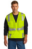 CornerStone ® ANSI 107 Class 2 Mesh Six-Pocket Zippered Vest. CSV104 Safety Yellow