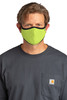 Carhartt® Cotton Ear Loop Face Mask CT105160 Bright Lime